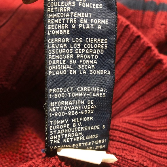 Tommy Hilfiger Boys Med Full Zip cotton sweater - Picture 11 of 16
